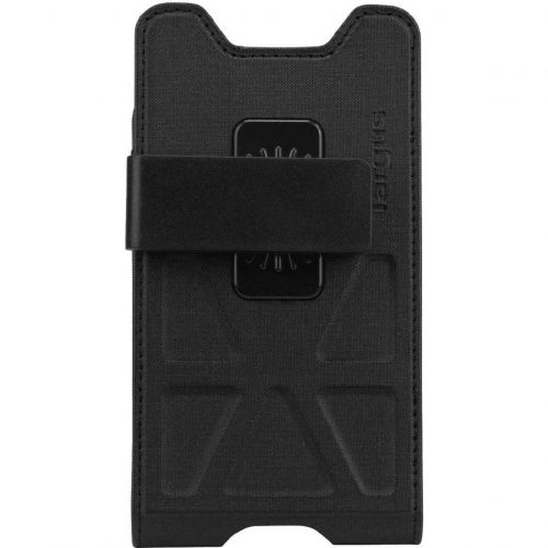 Targus Field-Ready Carrying Case (Holster) SmartphoneBlackBump Resistant, Scratch ResistantNylon BodyBelt Clip6″ Height x 1.3″… TFD151GLZ