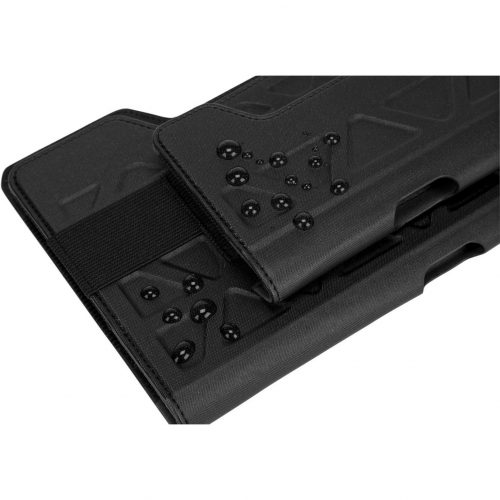 Targus Field-Ready THZ712GLZ Carrying Case (Holster) for 7″ to 8″ TabletBlackFaux Leather, Polyurethane BodyBelt Strap6″ Height x… THZ712GLZ