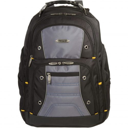 Targus DRIFTER TSB238US Carrying Case Rugged (Backpack) for 16″ NotebookBlack, GrayWater Resistant, Scratch Resistant, Water Resistant Bo… TSB238US