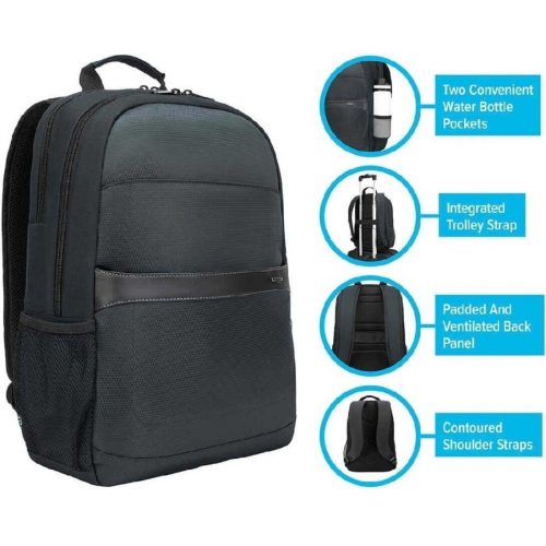 Targus Carrying Case (Backpack) for 15.6″ NotebookBlackShoulder Strap TSB96201GL