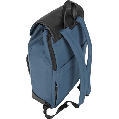 Targus Newport TSB96403GL Carrying Case (Backpack) for 15″ NotebookBlueWater ResistantTwill Nylon, Leatherette, Polyurethane, Woven… TSB96403GL