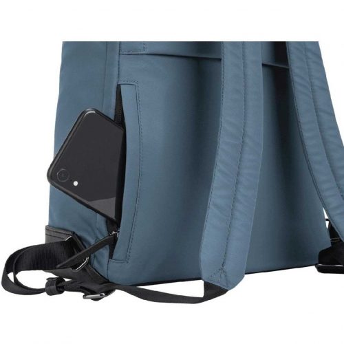 Targus Newport TSB96403GL Carrying Case (Backpack) for 15″ NotebookBlueWater ResistantTwill Nylon, Leatherette, Polyurethane, Woven… TSB96403GL