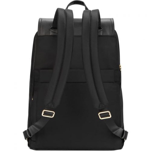 Targus Newport TSB964GL Carrying Case (Backpack) for 15″ NotebookBlackWater ResistantTwill Nylon, Polyurethane, Leatherette, Woven Bod… TSB964GL