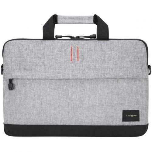 Targus Strata TSS63204US Carrying Case (Sleeve) for 15.6″ NotebookPewter, GrayDamage Resistant InteriorPolyester BodyShoulder Str… TSS63204US