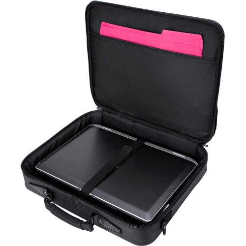 Targus Mobile Essentials Travel CaseClamshellDetachable Shoulder Strap3 PocketPVCBlack TVR300