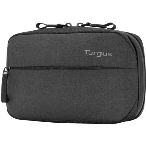 Targus CitySmart Tech Accessory Pouch (Black)Elastic Body5.5″ Height x 9.1″ Width x 2″ Depth TXZ02504GL