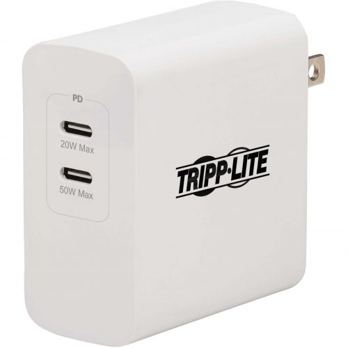 Tripp Lite U280-W02-70C2-G AC Adapter70 W120 V AC, 230 V AC Input5 V DC/3.25 A, 9 V DC, 15 V DC, 20 V DC OutputWhite U280-W02-70C2-G