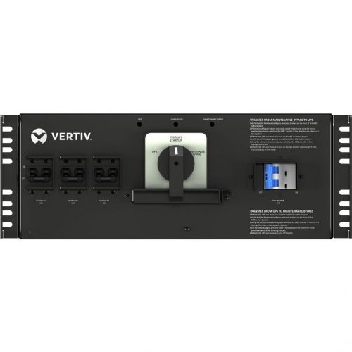 Vertiv Liebert Maintenance Bypass Cabinet 20KVA| 208V/120V(3) L14-30ROptional PD2 POD | Hardwired Output | NEMA L14-30P Input Conne… VMBC-20KMVRT4U