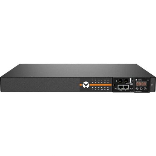 Vertiv Geist Switched Rack PDU1U Rack| 20A| NEMA 5-20R| 5-20P| Horizontal PDU Geist Upgradeable Rack Power Distribution Unit| 20A| 1… VP52100
