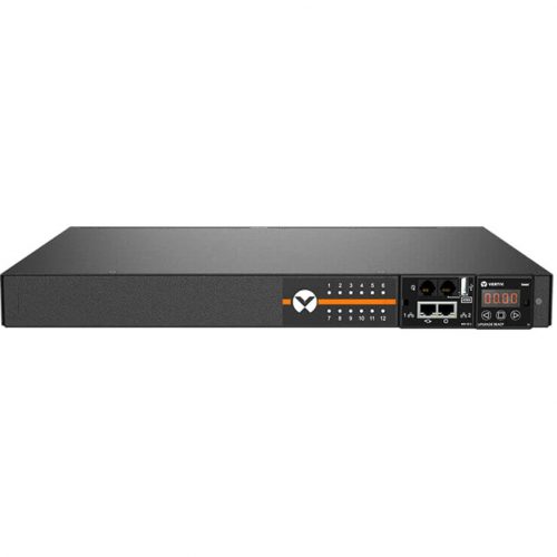 Vertiv Geist Switched Rack PDU1U Rack| 20A| NEMA 5-20R| 5-20P| Horizontal PDU Geist Upgradeable Rack Power Distribution Unit| 20A| 1… VP52100