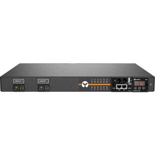 Vertiv Geist Switched Rack PDU1U Rack| 30A| 5-20R| L5-30P| Horizontal PDU Geist Upgradeable Rack Power Distribution Unit| 30A| 120V|… VP53101