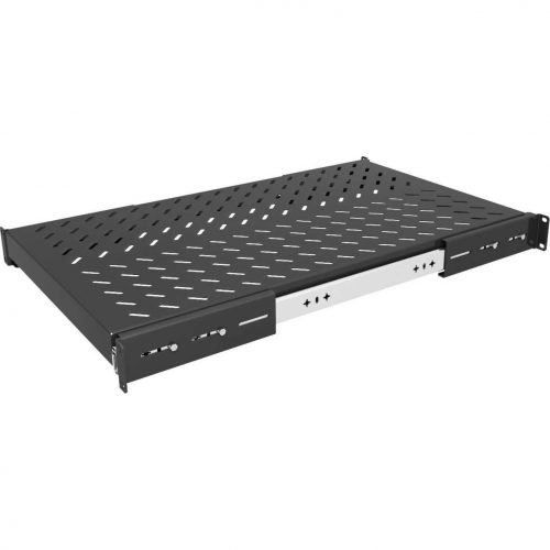 Vertiv 1U Depth Adjustable Sliding Shelf 100lbs1U Rack Height x 19″ Rack Width x 33.60″ Rack DepthRack-mountableBlackMetal100 lb… VRA3002