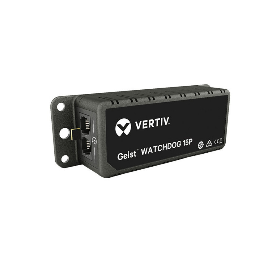 Vertiv Geist Environmental MonitorWatchdog 15-P, Includes on-board temperature, humidity and dewpoint sensors, PoE. WATCHDOG 15-P