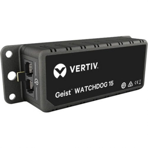 Vertiv Geist Environmental MonitorWatchdog 15, Includes on-board temperature, humidity and dewpoint sensors. WATCHDOG 15