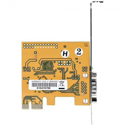 Startech .com PCI Express Serial Card, PCIe to RS232 (DB9) Serial Interface Card, 16C1050 UART, COM Retention, Low Profile, Windows… 11050-PC-SERIAL-CARD