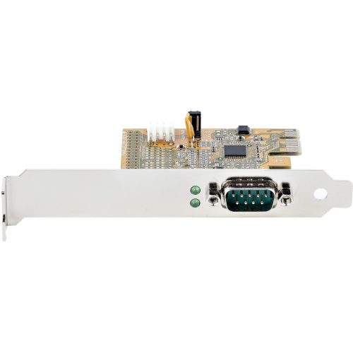 Startech .com PCI Express Serial Card, PCIe to RS232 (DB9) Serial Interface Card, 16C1050 UART, COM Retention, Low Profile, Windows… 11050-PC-SERIAL-CARD