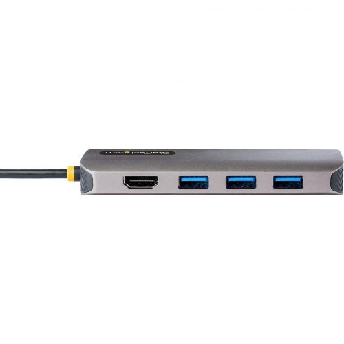 Startech .com USB C Multiport Adapter, 4K 60Hz HDMI HDR10 Video, 3 Port 5Gbps USB 3.2 Hub, 100W Power Delivery, GbE, SD/MicroSD, Mini… 115B-USBC-MULTIPORT