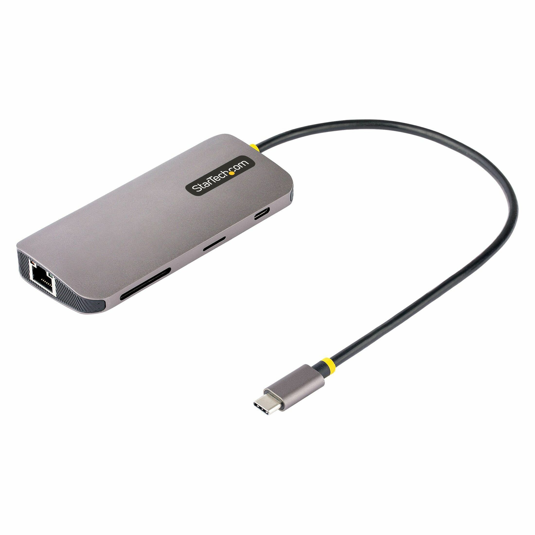 Startech .com USB C Multiport Adapter, 4K 60Hz HDMI HDR10 Video, 3 Port 5Gbps USB 3.2 Hub, 100W Power Delivery, GbE, SD/MicroSD, Mini… 115B-USBC-MULTIPORT