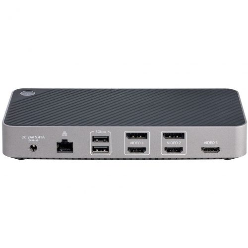 Startech .com USB-C Triple Monitor Docking Station, HDMI/DisplayPort, 5-Port USB 3.2 Gen 2 Hub, GbE, 100W USB PD, Universal Docking Statio… 116N-USBC-DOCK