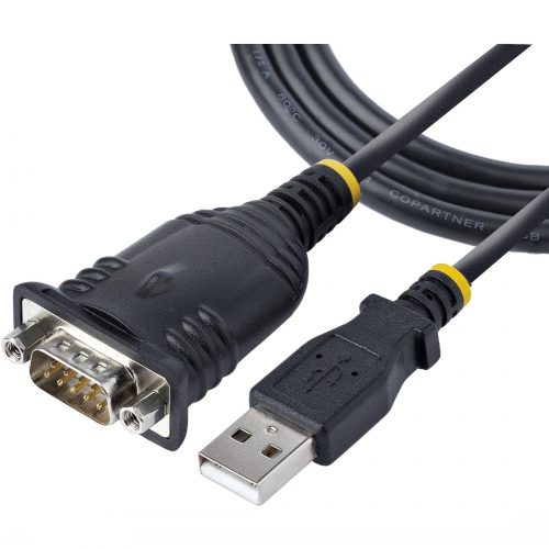Startech .com 3ft (1m) USB to Serial Cable, DB9 Male RS232 to USB Converter, USB to Serial Adapter, COM Port Adapter with Prolific IC -… 1P3FP-USB-SERIAL