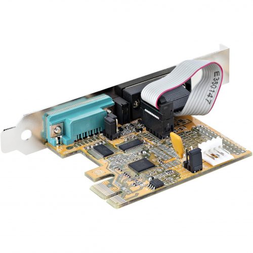 Startech .com 2-Port PCI Express Serial Card, Dual Port PCIe to RS232 (DB9) Serial Card, 16C1050 UART, COM Retention, Windows & Linu… 21050-PC-SERIAL-CARD