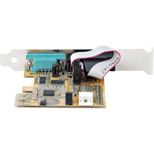 Startech .com 2-Port PCI Express Serial Card, Dual Port PCIe to RS232 (DB9) Serial Card, 16C1050 UART, COM Retention, Windows & Linu… 21050-PC-SERIAL-CARD