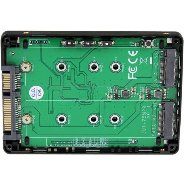Adapter, Dual M.2 to SATA, 2.5' Bay RAID - Drive Adapters and