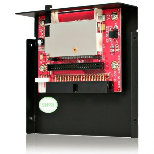 Startech .com 3.5in Drive Bay IDE to Single CF SSD Adapter Card ReaderCompactFlash Type I 35BAYCF2IDE