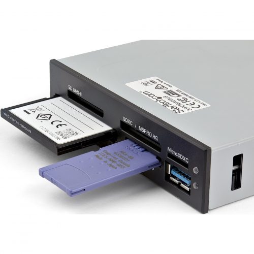 Startech Star Tech.com USB 3.0 Internal Multi-Card Reader with UHS-II SupportSD/Micro SD/MS/CF Memory Card ReaderSD, MultiMediaCard (MMC), SDXC… 35FCREADBU3