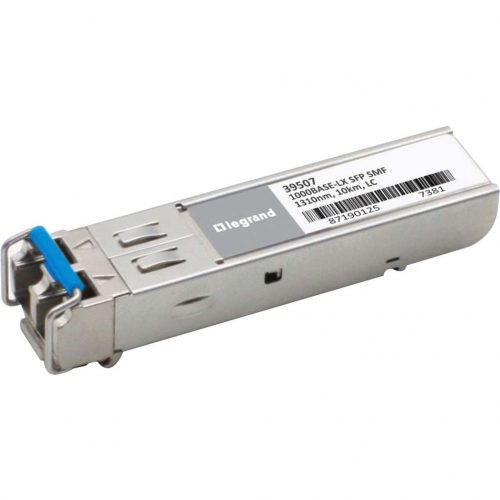 C2G Cisco GLC-LX-SM-RGD Compatible 1000Base-LX SMF SFP (mini-GBIC) Transceiver ModuleFor Optical Network, Data Networking1 x LC 1000BASE-LX… 39458