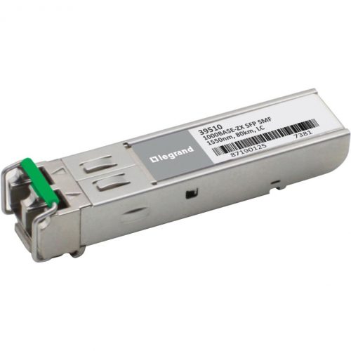 C2G Cisco GLC-ZX-SM compatible 1000Base-ZX SFP Transceiver (SMF, 1550nm,80km, LC)For Data Networking, Optical Network1 x 1000Base-ZX, SFP, D… 39510