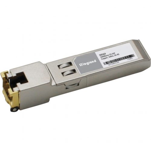 C2G HP JD089B Compatible 1000Base-TX Copper SFP (mini-GBIC) Transceiver ModuleFor Data Networking, Optical Network1 x 1000Base-TX, SFP, Copp… 39564