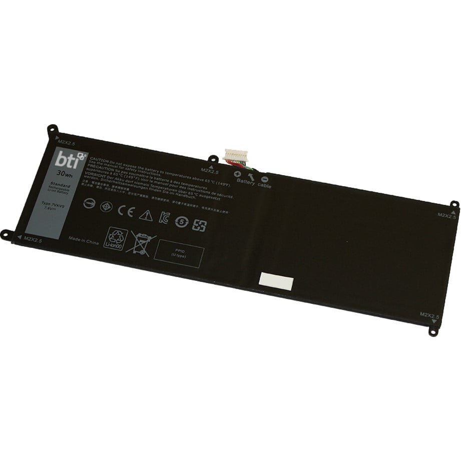 Battery Technology BTI For Notebook Rechargeable3900 mAh30 Wh7.60 V 451-BBQG-BTI