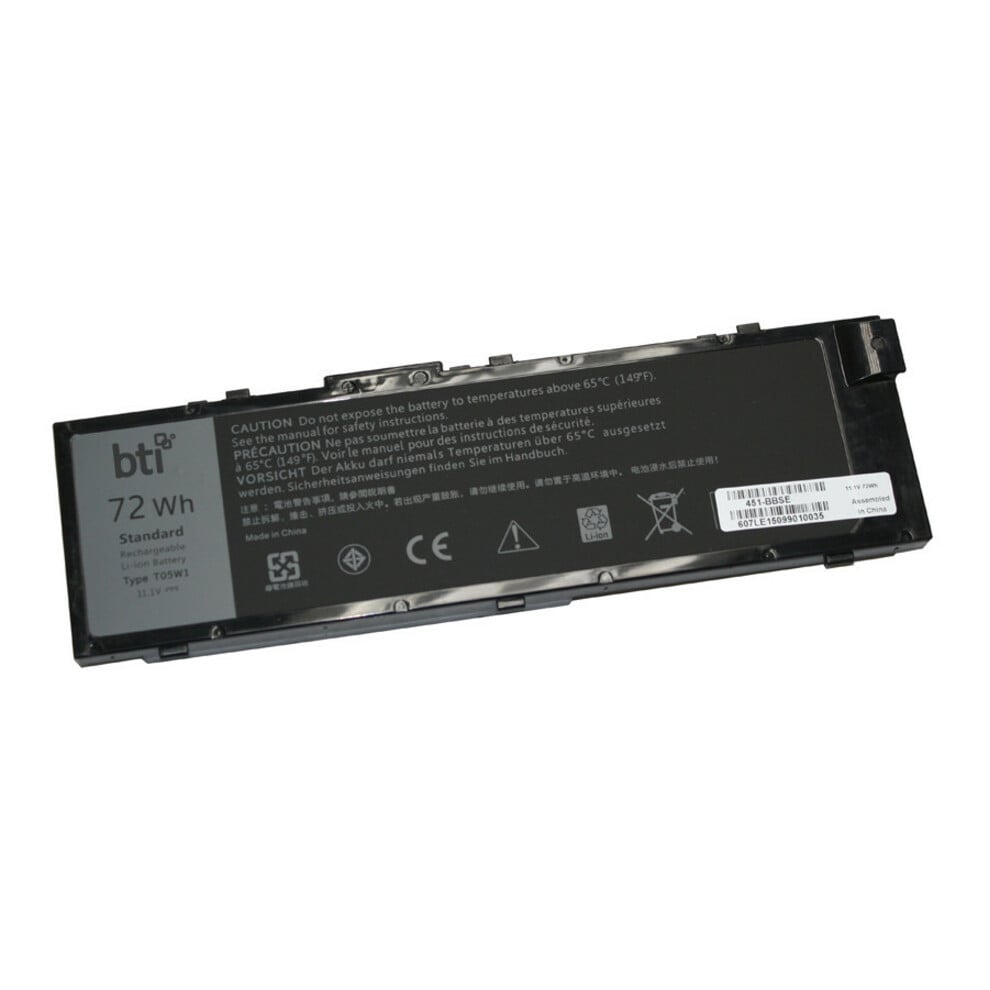 Battery Technology BTI For Mobile Workstation Rechargeable6486 mAh72 Wh11.10 V 451-BBSE-BTI