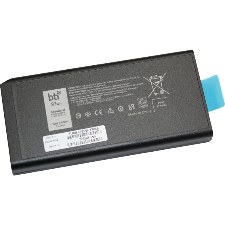 Battery Technology BTI For Notebook Rechargeable8700 mAh97 Wh11.10 V 451-BBWL-BTI