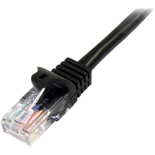 Startech .com 5m Cat5e Patch Cable with Snagless RJ45 ConnectorsBlack5 m Patch Cord16.40 ft Category 5e Network Cable for Network Devi… 45PAT5MBK