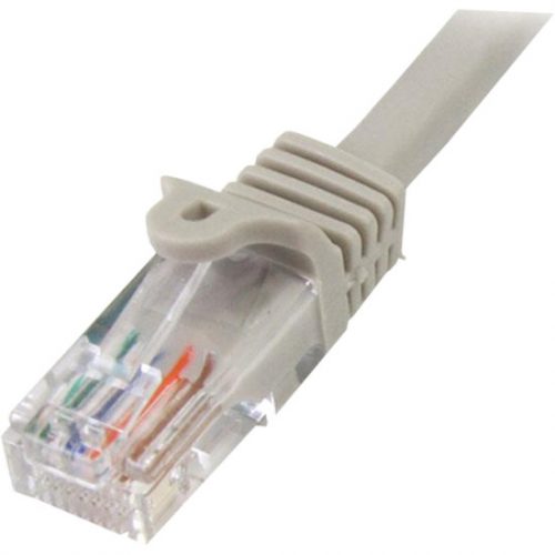 Startech .com 5m Cat5e Patch Cable with Snagless RJ45 ConnectorsGrey5 m Patch Cord16.40 ft Category 5e Network Cable for Network Devic… 45PAT5MGR
