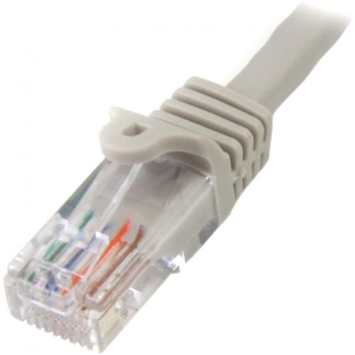 Startech .com 15 ft Gray Snagless Cat5e UTP Patch CableMake Fast Ethernet network connections using this high quality Cat5e Cable, with Po… 45PATCH15GR