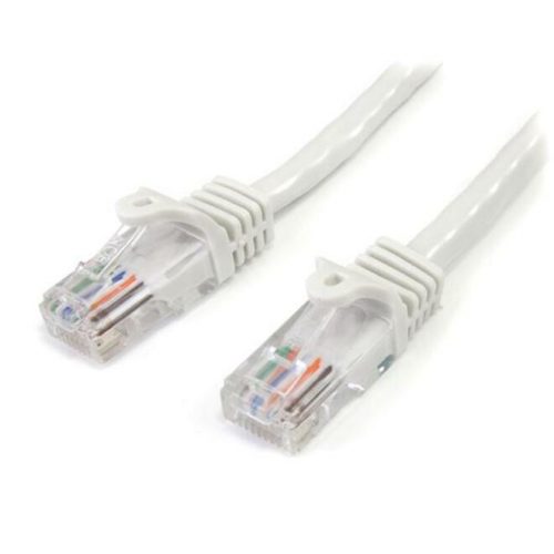 Startech .com 5ft White Snagless Cat5e UTP Patch CableCategory 5e5 ft1 x RJ-45 Male Network1 x RJ-45 Male NetworkWhite 45PATCH5WH