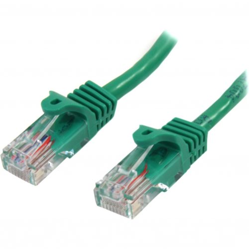 Startech .com 6 ft Green Cat5e Snagless UTP Patch CableMake Fast Ethernet network connections using this high quality Cat5e Cable, with Pow… 45PATCH6GN
