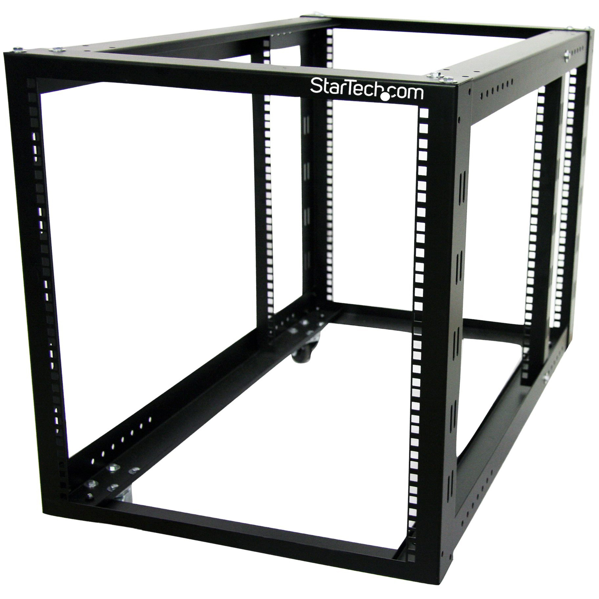 Startech .com 12U 4 Post Server Equipment Open Frame Rack Cabinet w/ Adjustable Posts & CastersStore your servers, network and telecommun… 4POSTRACK12A