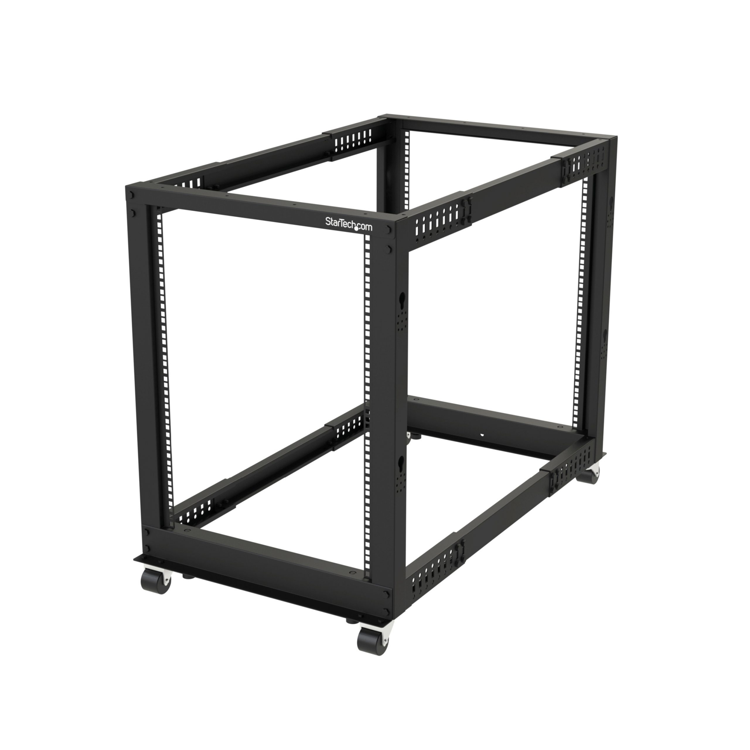 Startech .com 15U 19″ Open Frame Server Rack4 Post, Adjustable Depth 22 to 40″Mobile Network Equipment RackHP ProLiant ThinkServer… 4POSTRACK15U