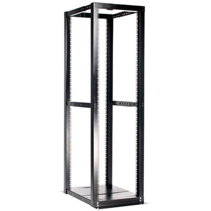 Startech .com 42U Adjustable 4 Post Open Server Equipment Rack CabinetStore your servers, network and telecommunications equipment in this… 4POSTRACKBK