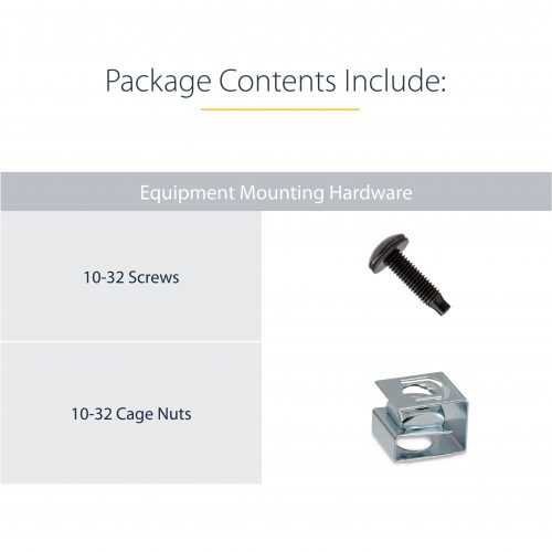 Startech .com 45U 4 Post Open Frame Server Equipment Rack19 45U 4POSTRACKHD
