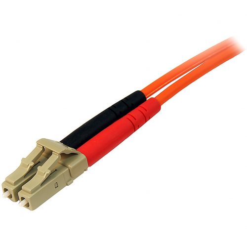 Startech .com 1m Fiber Optic CableMultimode Duplex 50/125LSZHLC/LCOM2LC to LC Fiber Patch CableConnect fiber network devices… 50FIBLCLC1