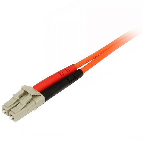 Startech .com 2m Fiber Optic CableMultimode Duplex 50/125LSZHLC/SCOM2LC to SC Fiber Patch CableConnect fiber network devices… 50FIBLCSC2