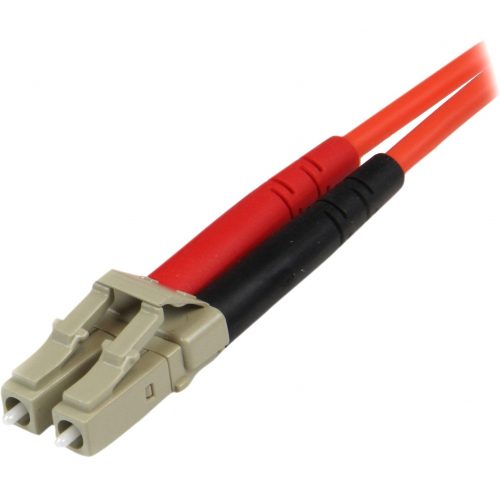 Startech .com 5m Fiber Optic CableMultimode Duplex 50/125LSZHLC/STOM2LC to ST Fiber Patch CableConnect fiber network devices… 50FIBLCST5