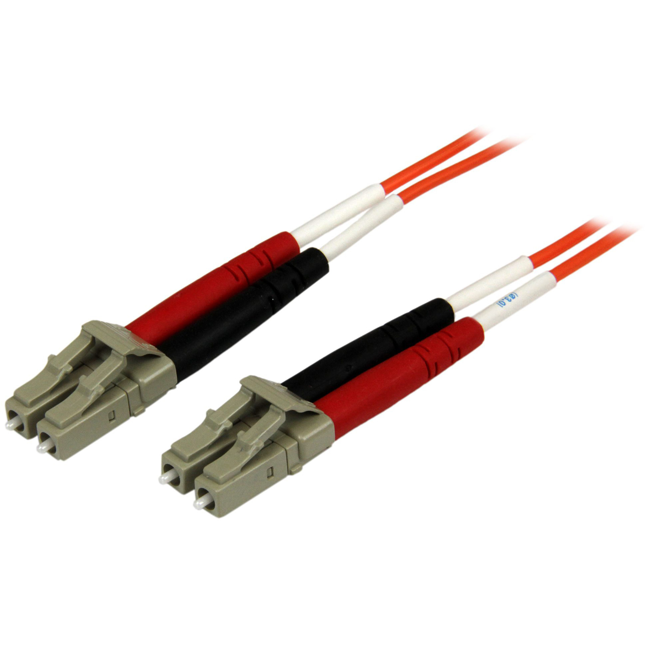 Startech .com 1m Fiber Optic CableMultimode Duplex 50/125OFNP PlenumLC/LCOM2LC to LC Fiber Patch CableProvide a high-perfor… 50FIBPLCLC1