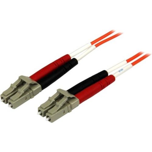 Startech 2m Fiber Optic CableMultimode Duplex 50/125OFNP PlenumLC/LCOM2LC to LC Fiber Patch Cable6.56 ft Fiber Optic Network Cable… 50FIBPLCLC2