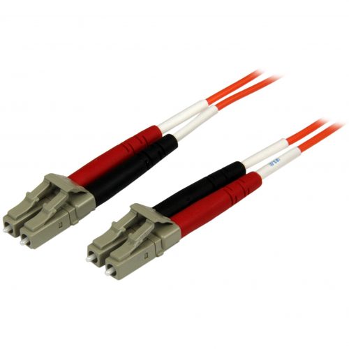 Startech .com 3m Fiber Optic CableMultimode Duplex 50/125OFNP PlenumLC/LCOM2LC to LC Fiber Patch CableProvide a high-perfor… 50FIBPLCLC3